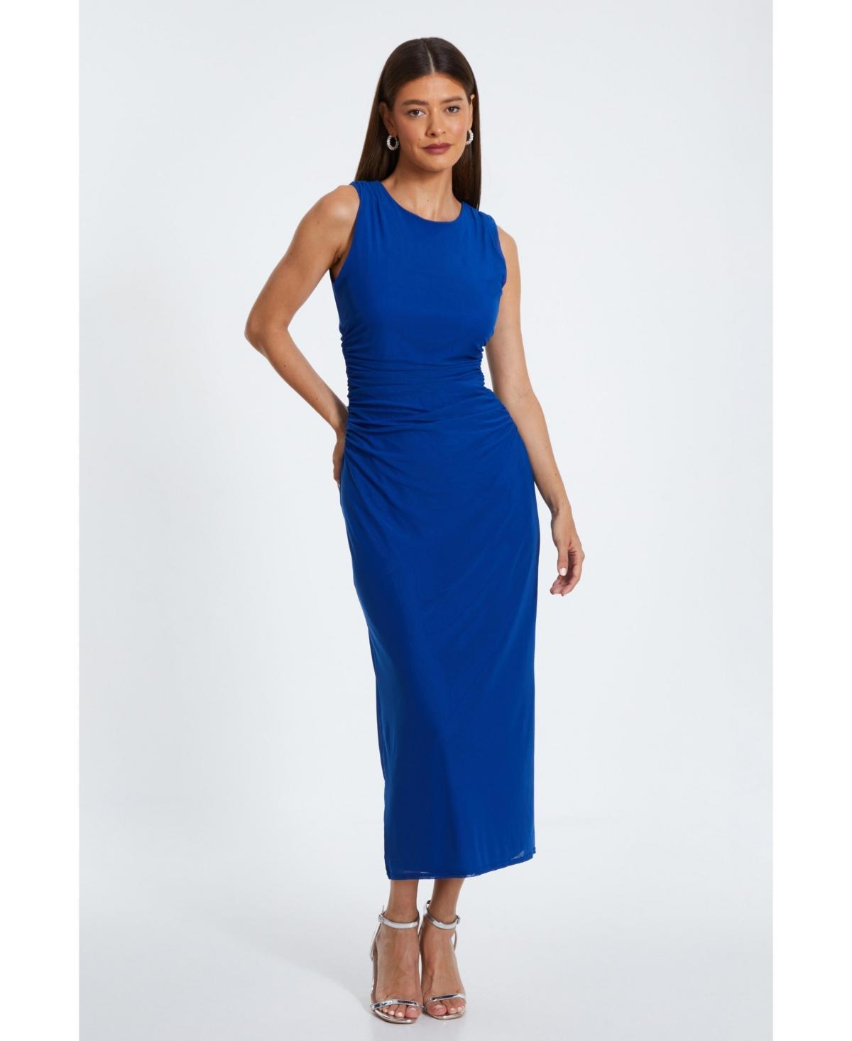 Quiz Womens Ity Ruched Maxi Dress Product Image