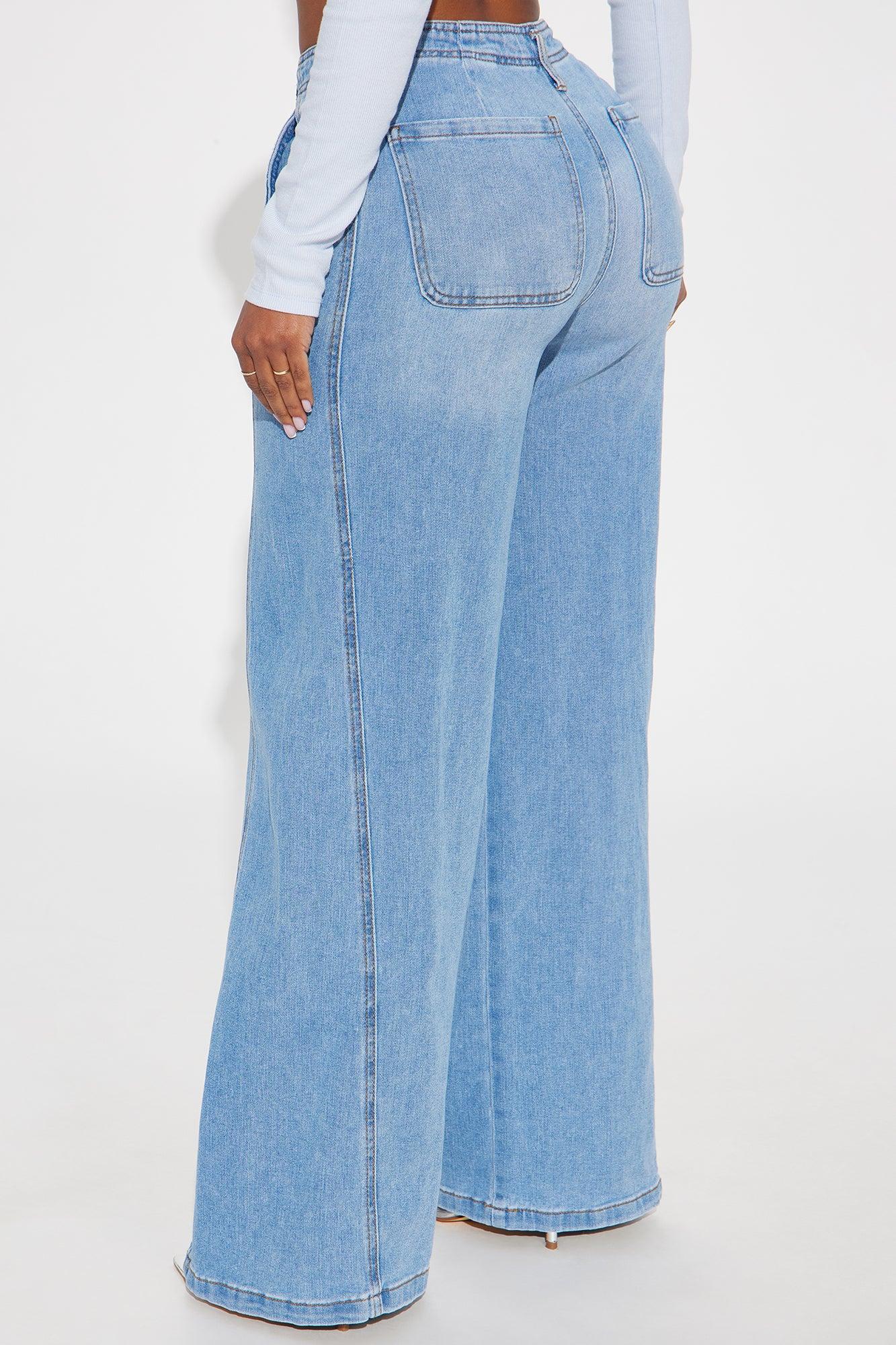 Lena Trouser Jeans - Light Wash Product Image