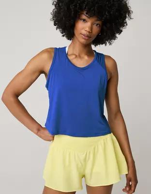 OFFLINE By Aerie Sweat Sesh Cropped Tank Top Product Image