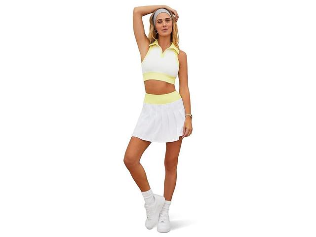 Beach Riot Cape Tennis Skirt Lemon Color-Block) Women's Skirt Product Image