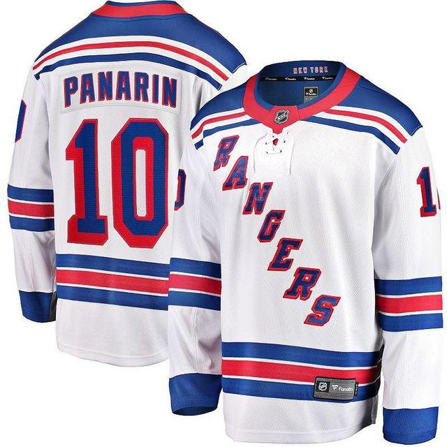 Mens Fanatics Branded Artemi Panarin White New York Rangers Away Premier Breakaway Player Jersey Product Image