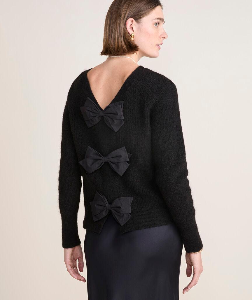 Luxe Bow Back Sweater Product Image