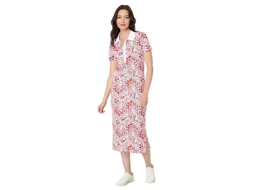 Women's Floral-Print Short-Sleeve Dress Product Image