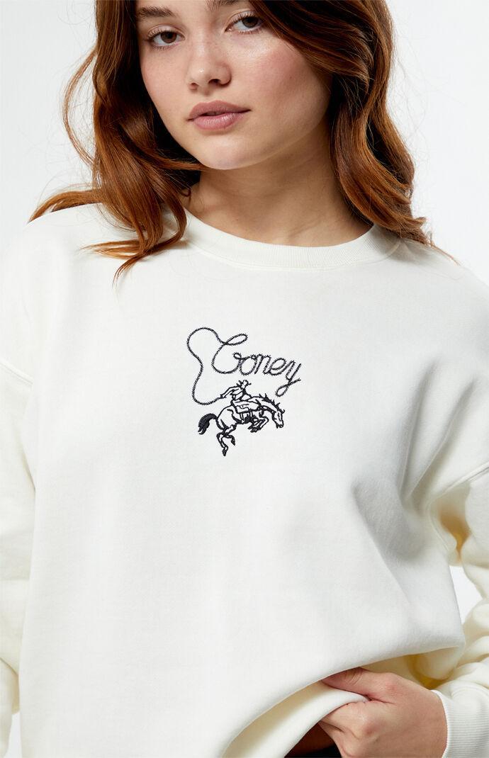 Coney Island Picnic Women's Cowboy Lounge Crew Neck Sweatshirt Product Image