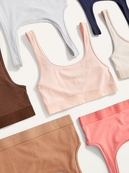 Supima® Cotton-Blend Bralette Top Product Image