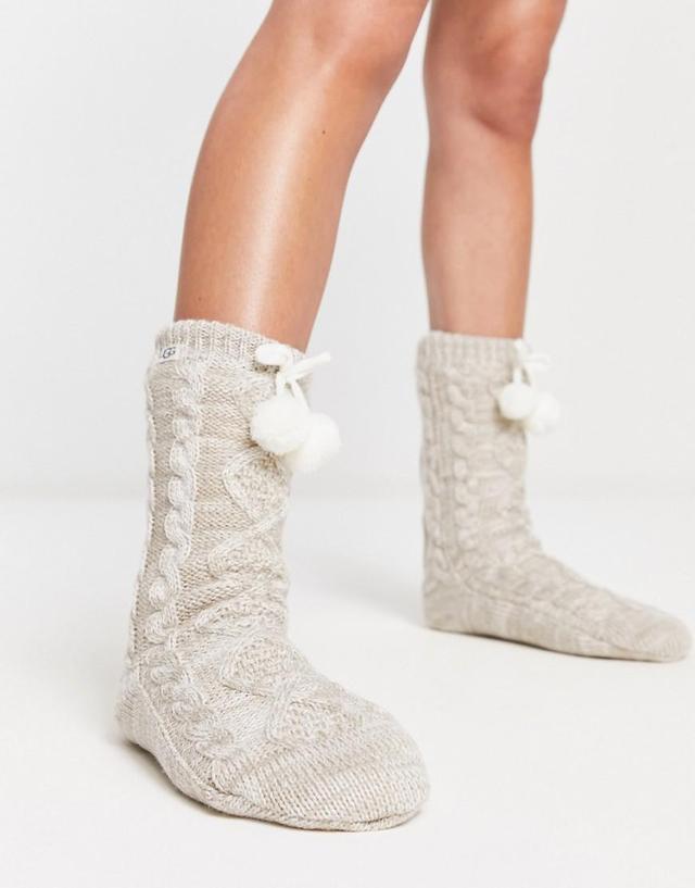 Ugg Pom-Pom Fleece Lined Socks Product Image