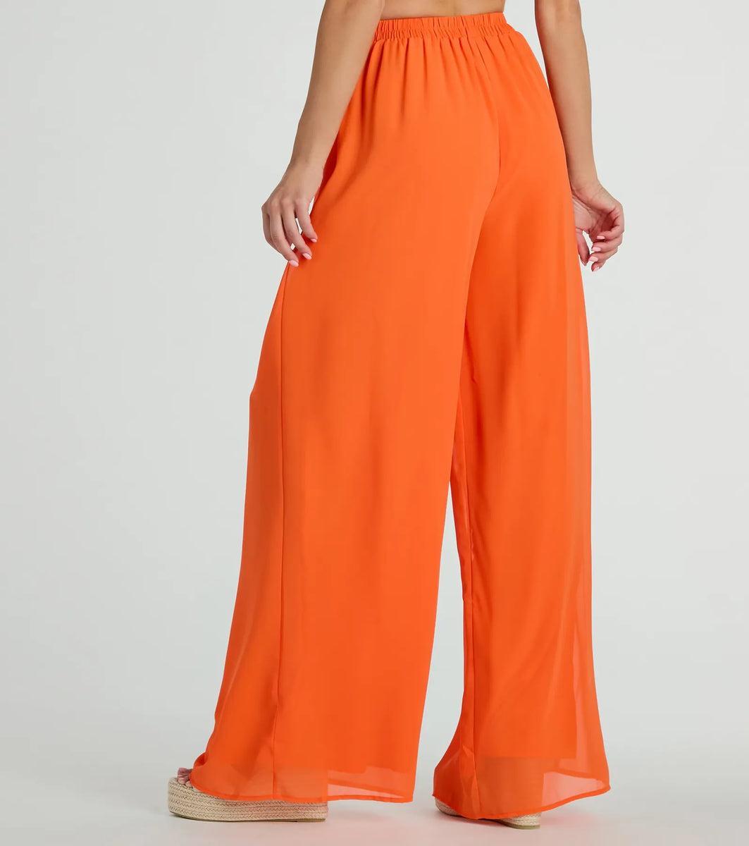 Gorgeous Allure Chiffon Palazzo Pants Product Image