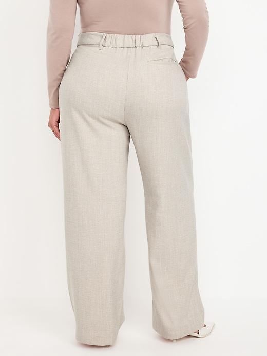 Extra High-Waisted Taylor Wide-Leg Trouser Pants Product Image