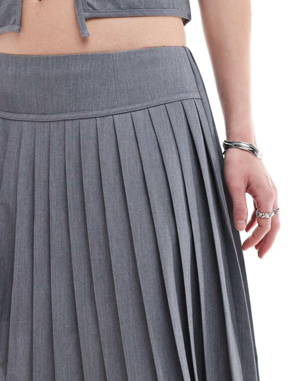 COLLUSION asymmetric pleated skirt - part of a set Product Image