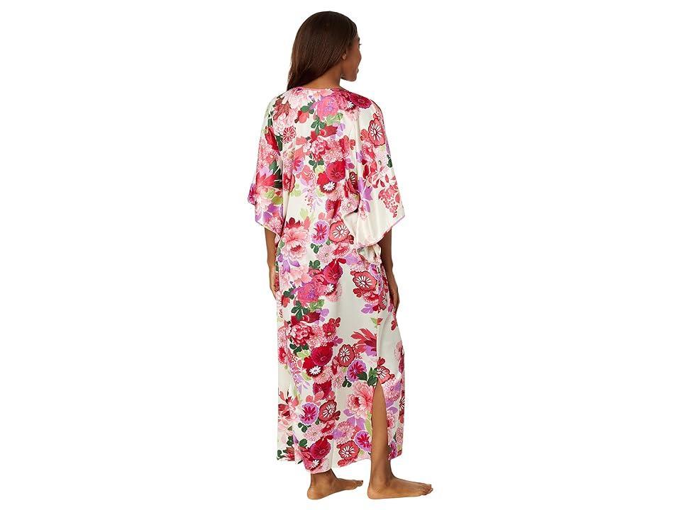 N by Natori Sofia Butterfly Caftan (Champagne) Women's Pajama Product Image