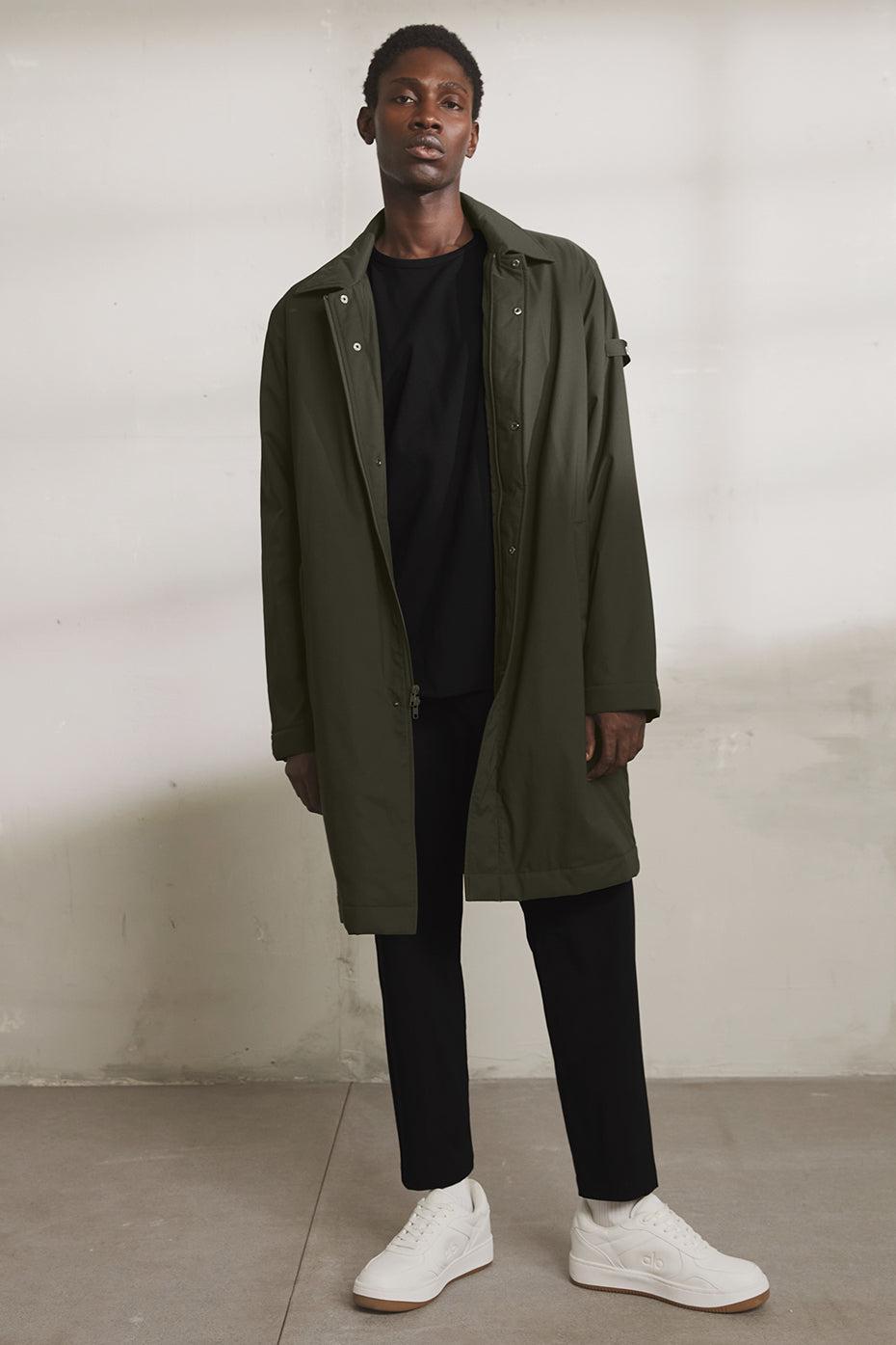 Signature Overcoat - Stealth Green Product Image