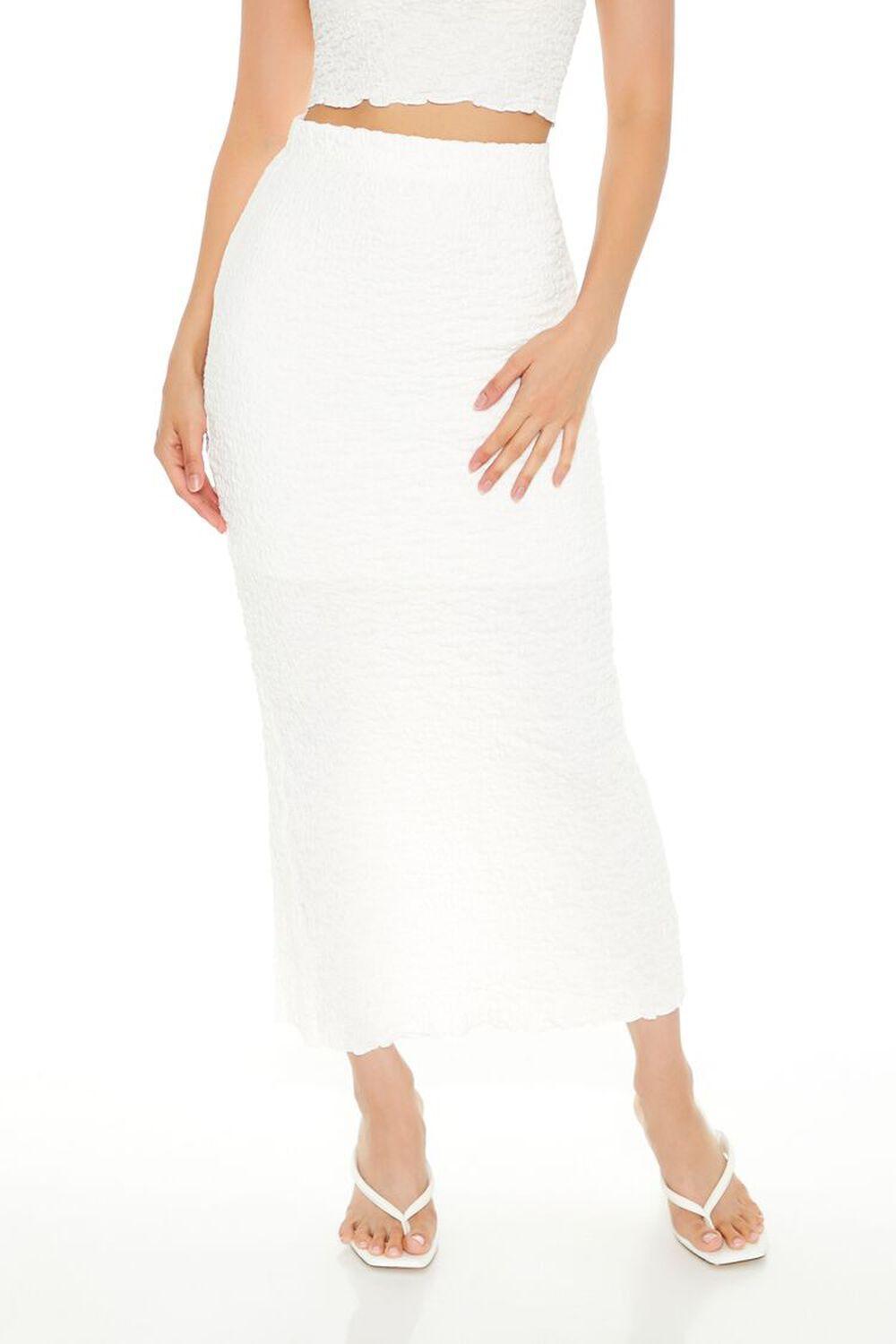 Textured Crop Top & Maxi Skirt Set | Forever 21 Product Image