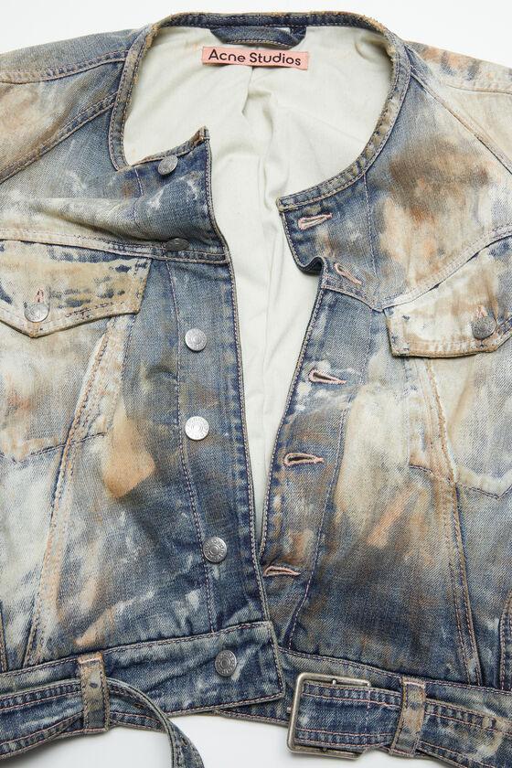 Cropped denim jacket Product Image