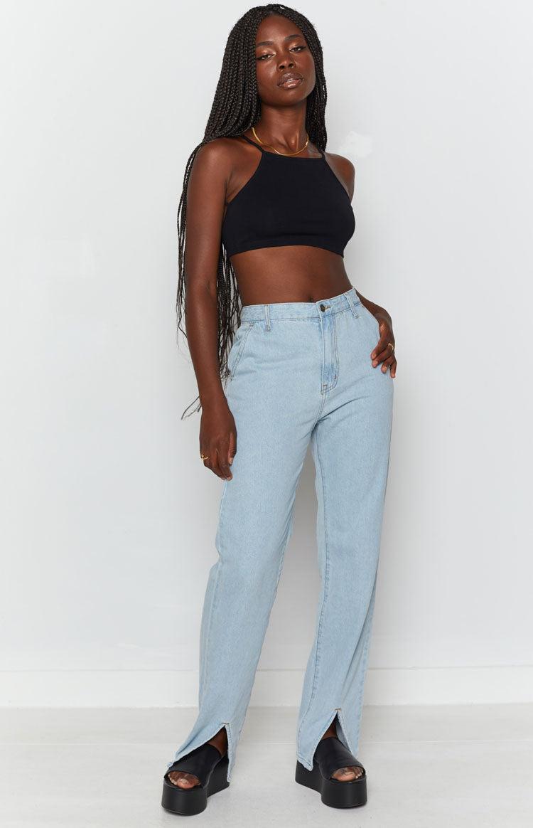 Wonderland Crop Top Black Product Image