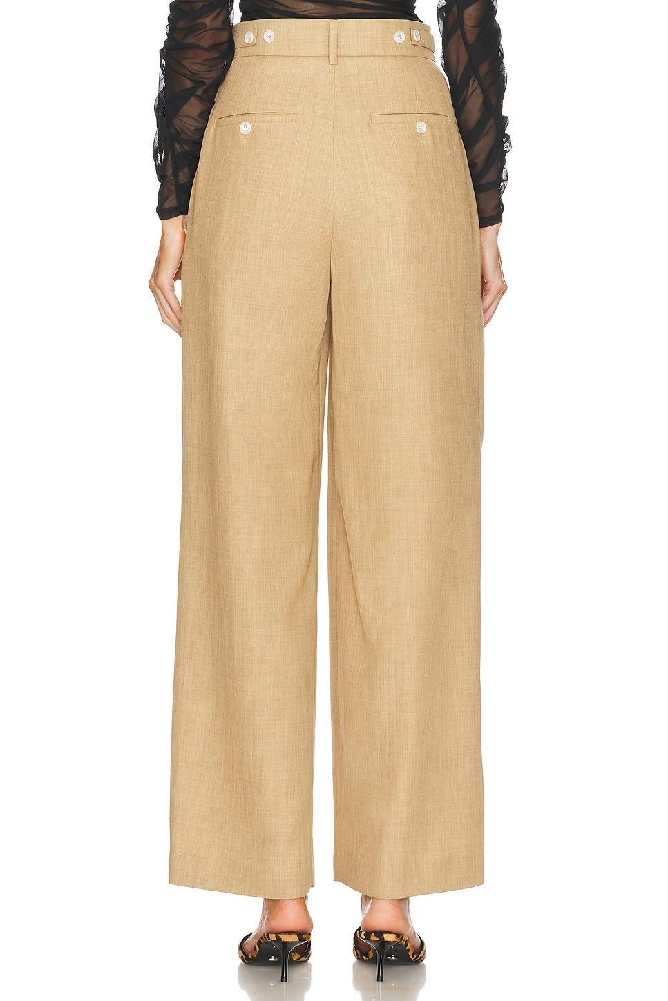 Asymmetric Pleated Pants LEJE Product Image