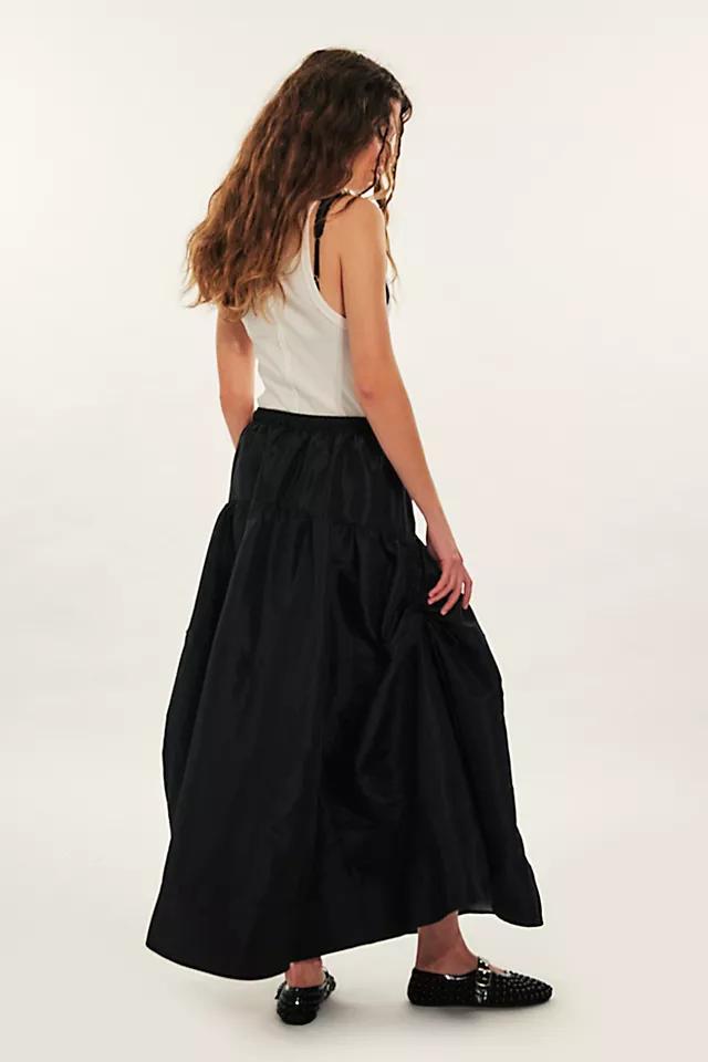 Emery Drop-Waist Midi Skirt Product Image