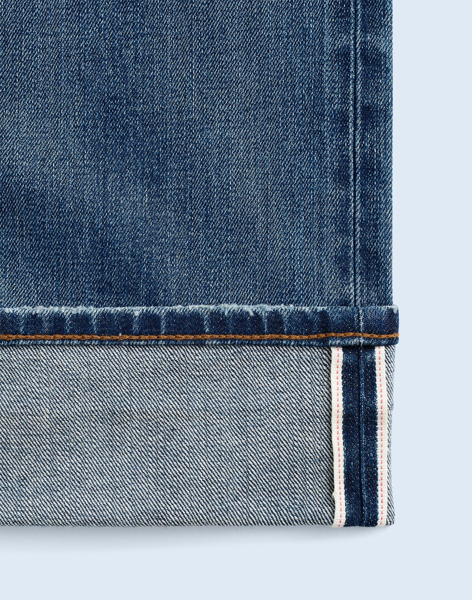 Relaxed Taper Stretch Selvedge Jeans in Barrington Wash Product Image