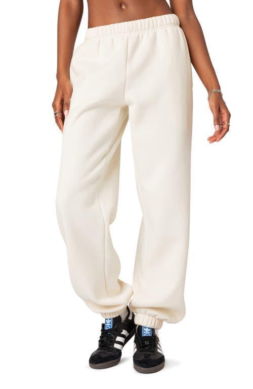 EDIKTED Clark Oversize Cotton Blend Sweatpants Product Image