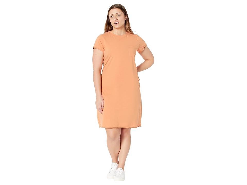 The Normal Brand Active Puremeso T-Shirt Dress (Copper) Women's Clothing Product Image