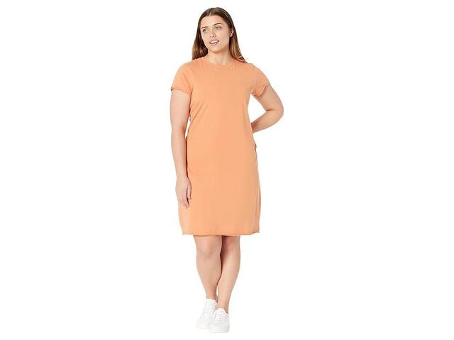 The Normal Brand Active Puremeso T-Shirt Dress (Copper) Women's Clothing Product Image