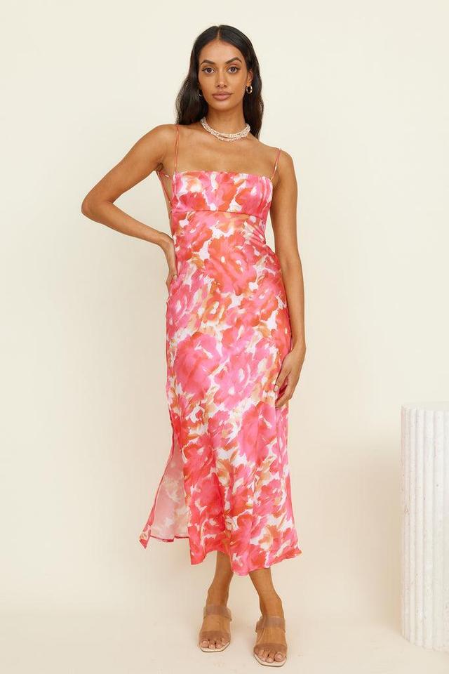 Crystal Clear Maxi Dress Pink Product Image