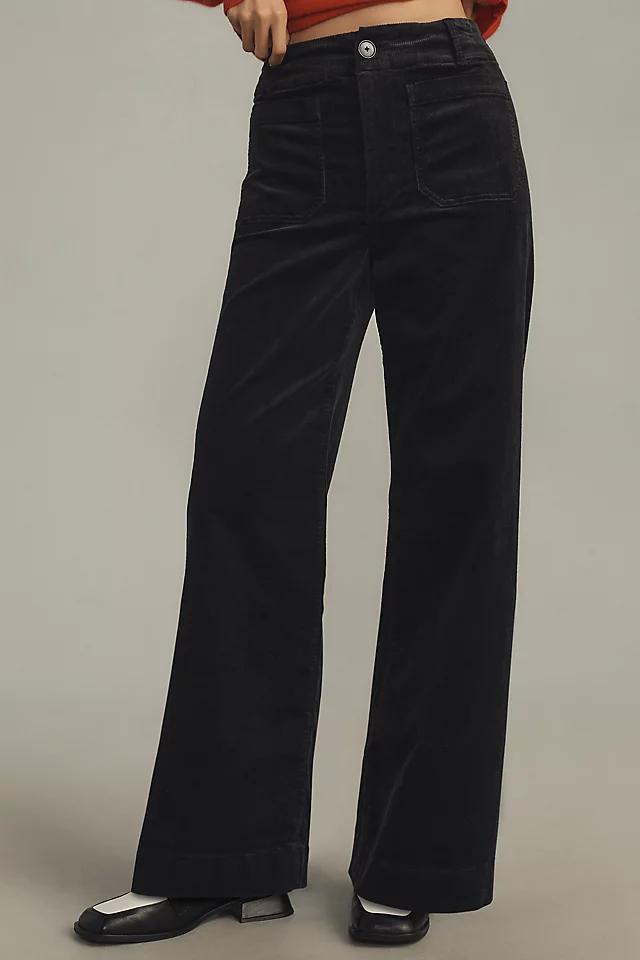 The Colette Full-Length Wide-Leg Pants by Maeve: Corduroy Edition Product Image