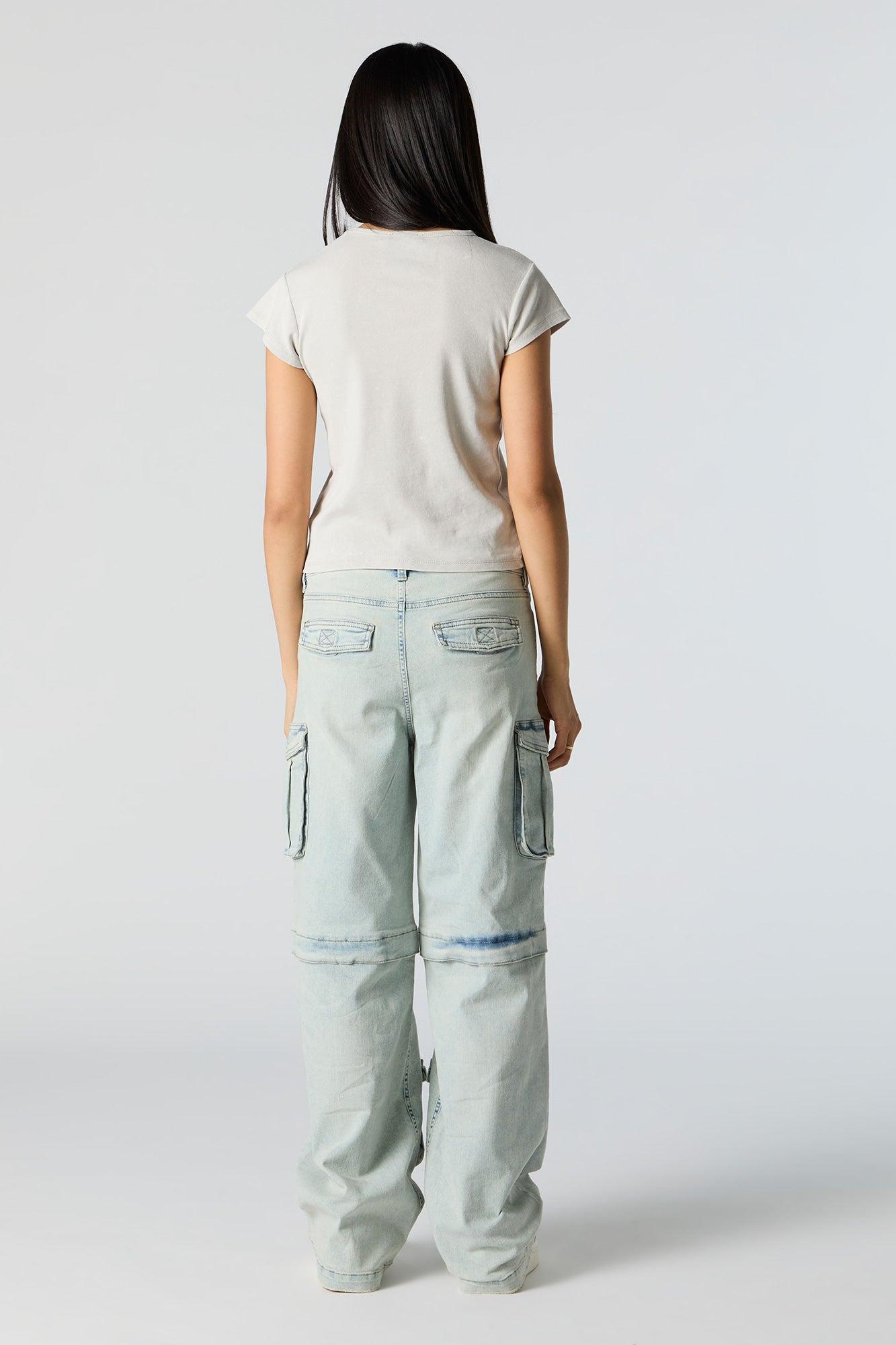 Wide Leg Cargo Jean Female Product Image