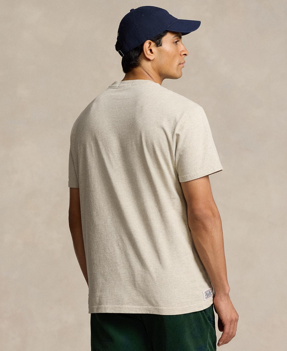 Polo Ralph Lauren Mens Classic-Fit Jersey Graphic T-Shirt Product Image