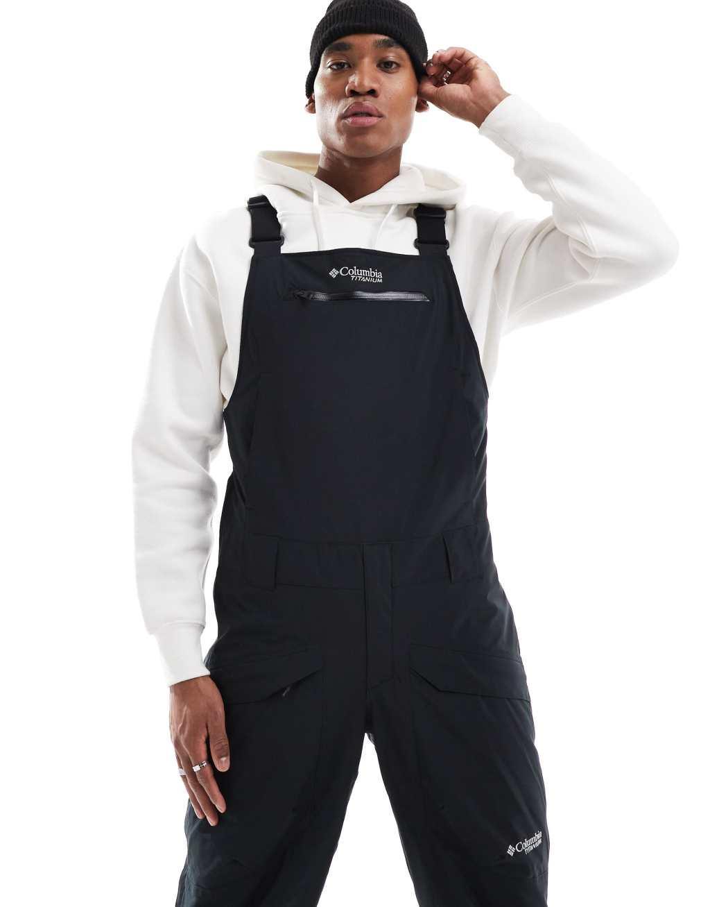 Columbia Highland Summit ski bib in black Product Image