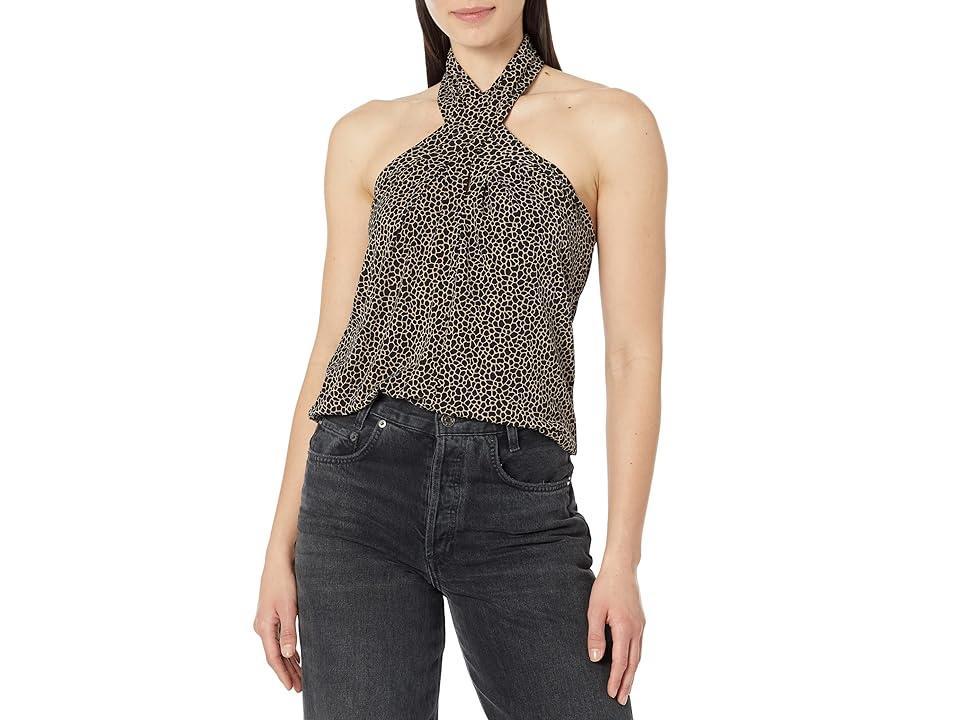 MICHAEL Michael Kors Micro Giraffe Halter Neck Tank Women's Clothing Product Image