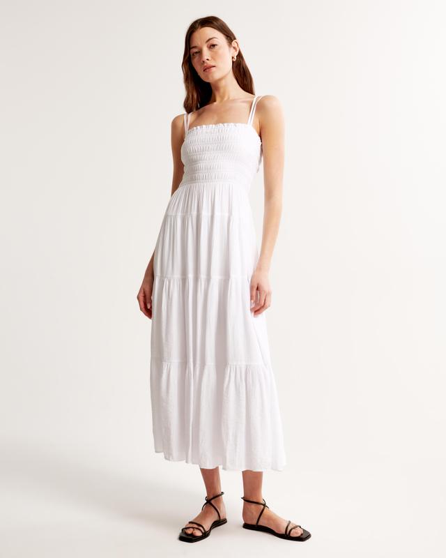 Smocked Bodice Maxi Dress Product Image