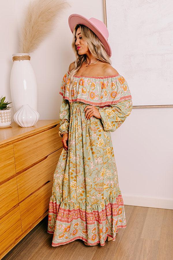 Blooming Meadow Floral Maxi in Pear Product Image