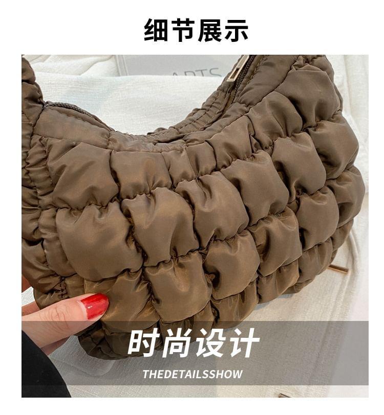 Plain Quilted Shoulder Bag Product Image