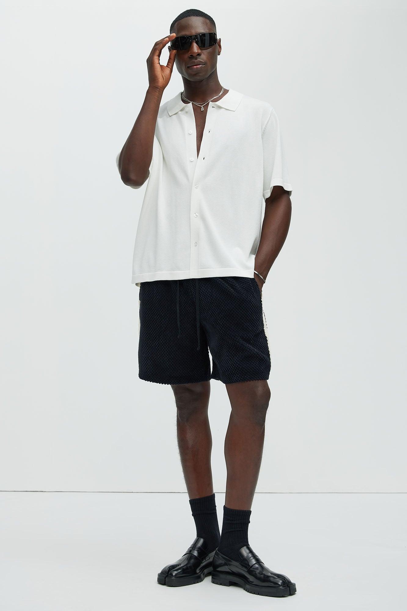 Baker Resort Knit Shirt - White Product Image