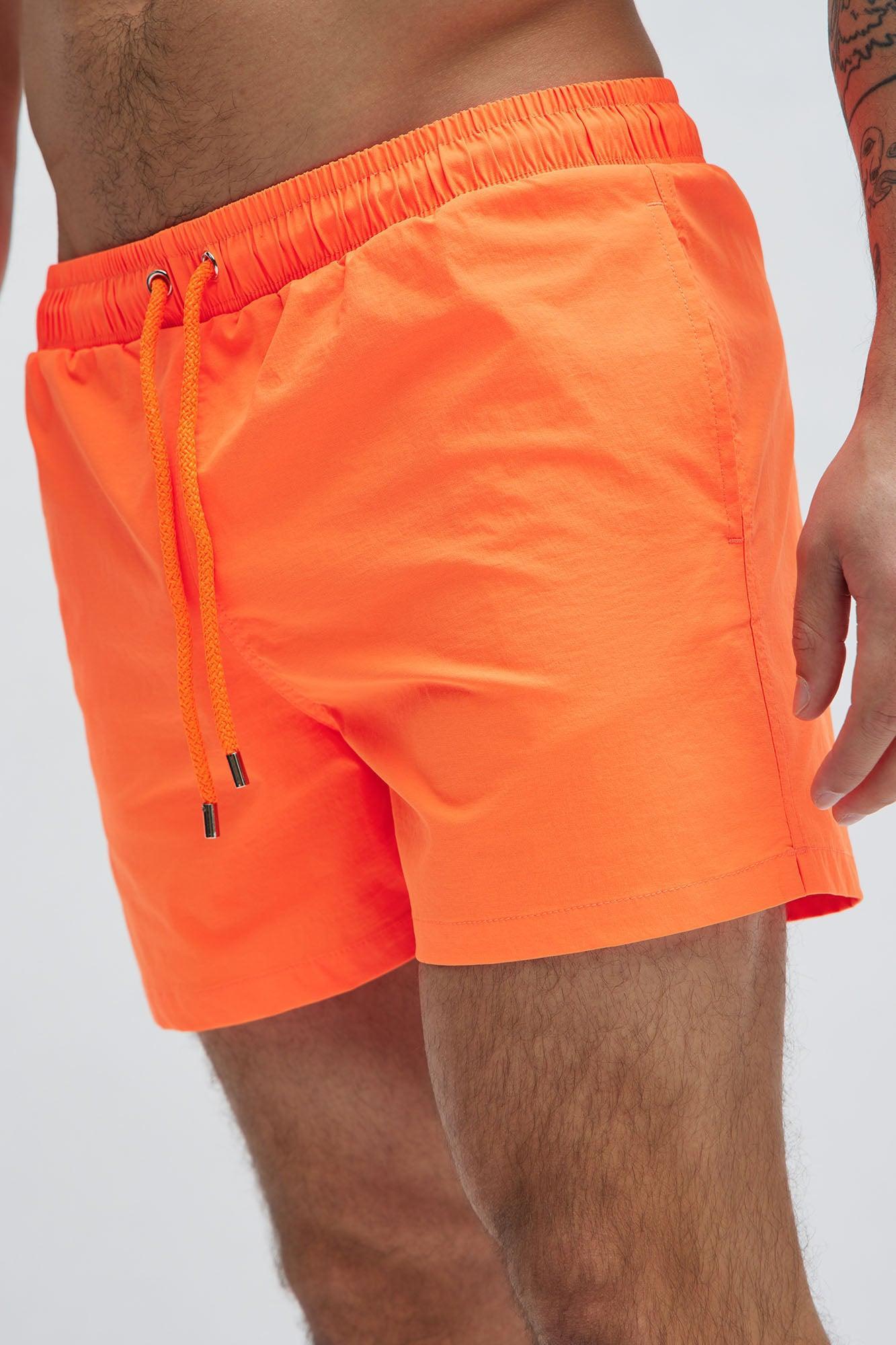 Montez Stretch Swim Trunk Short - Orange Product Image