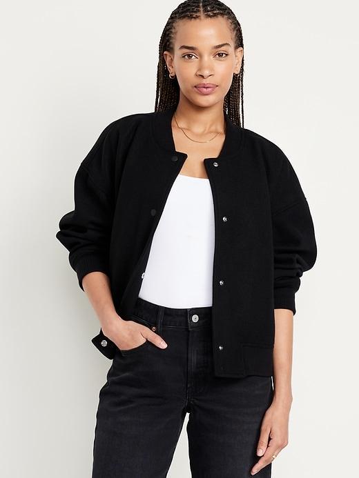 Oversized Bomber Jacket product image