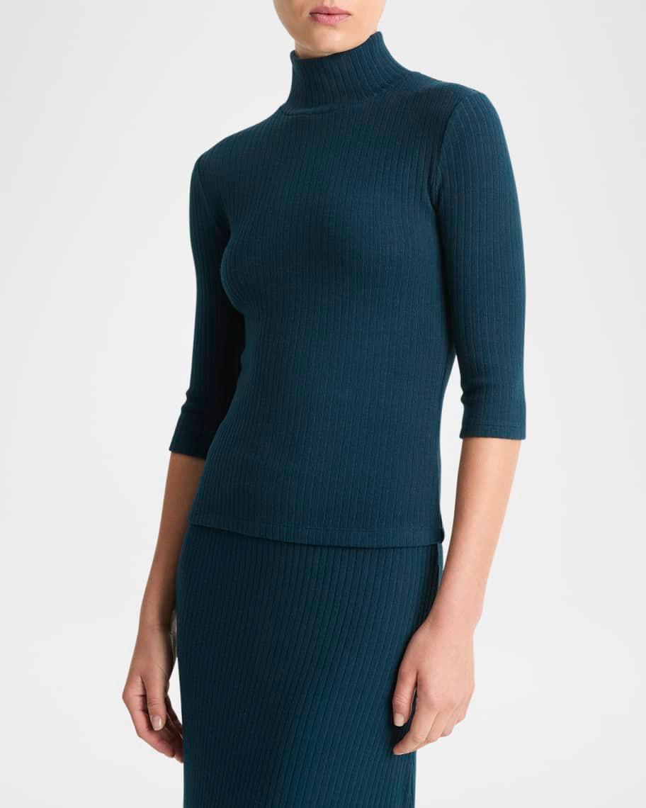 Ribbed Turtleneck Top product image