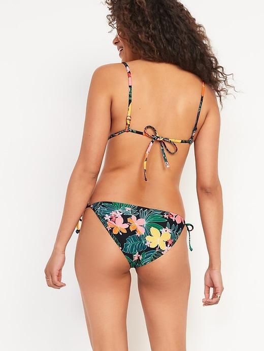 Low-Rise String Bikini Swim Bottoms Product Image