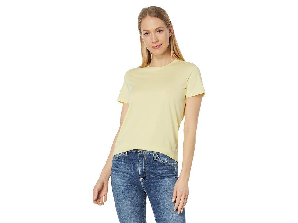 Vince Essential Crew (Melon Dew) Women's Clothing Product Image