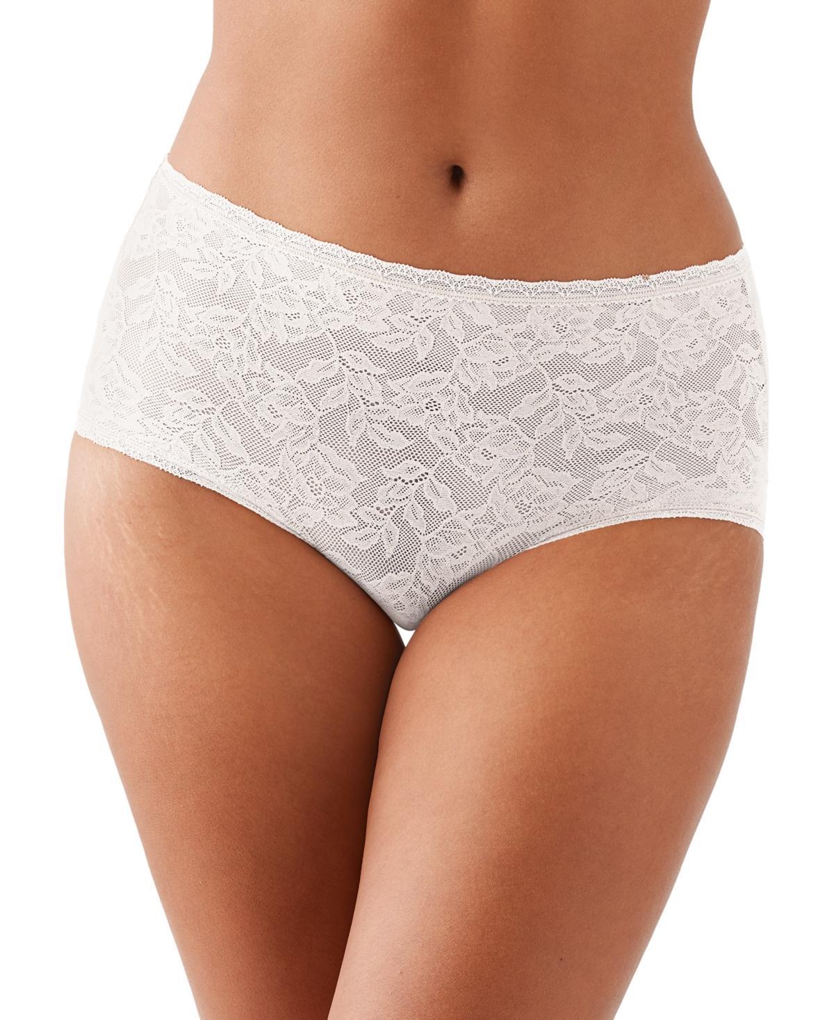 Wacoal Womens High Profile Floral Lace Briefs 875388 Product Image