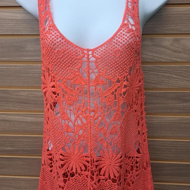 Coral lace tank Product Image