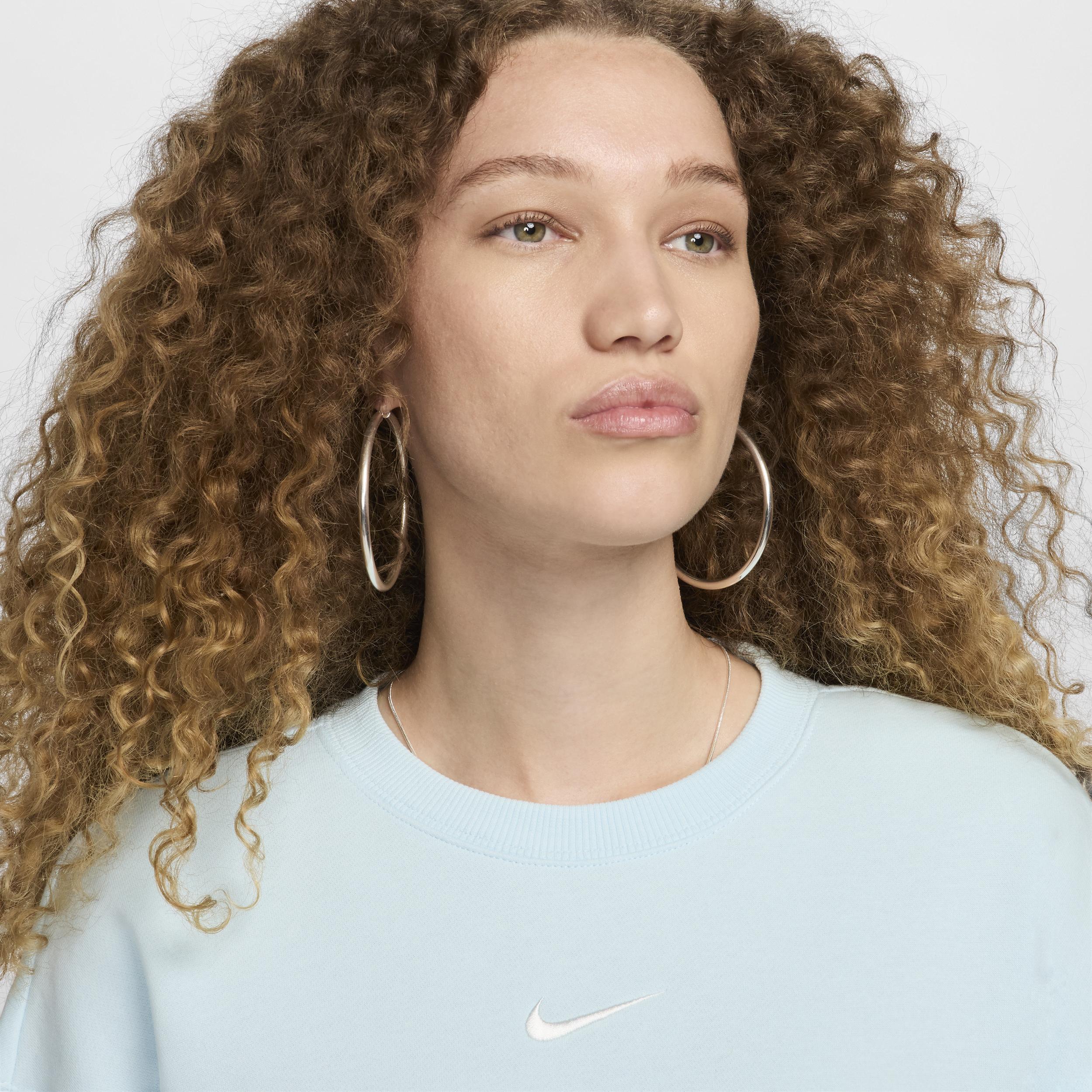 Womens Nike Sportswear Phoenix Fleece Oversized Crew-Neck Sweatshirt Product Image