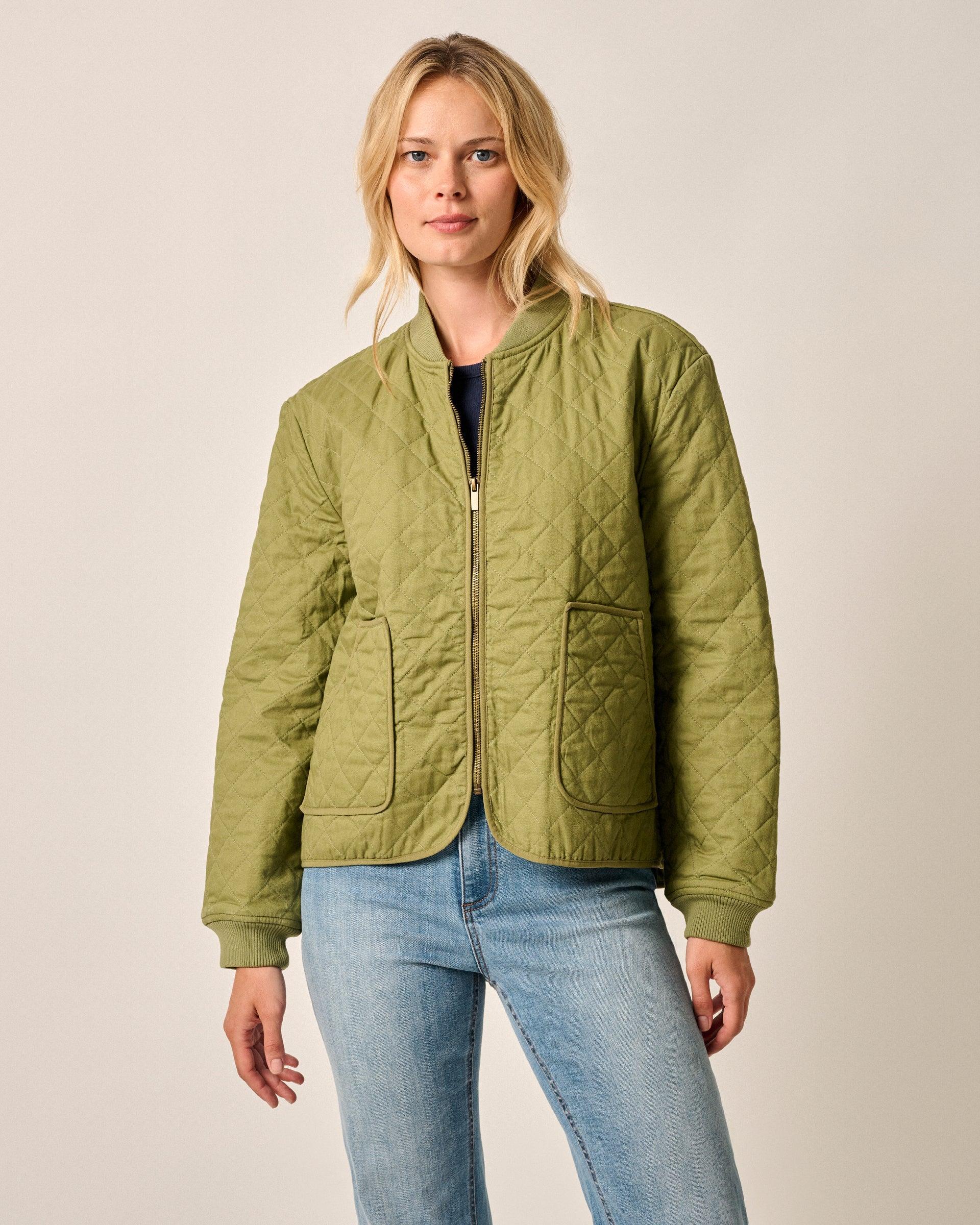 Vivian Quilted Bomber Jacket Female Product Image