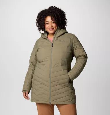 Columbia Women's Joy Peak II Mid Hooded Jacket - Plus Size- Product Image