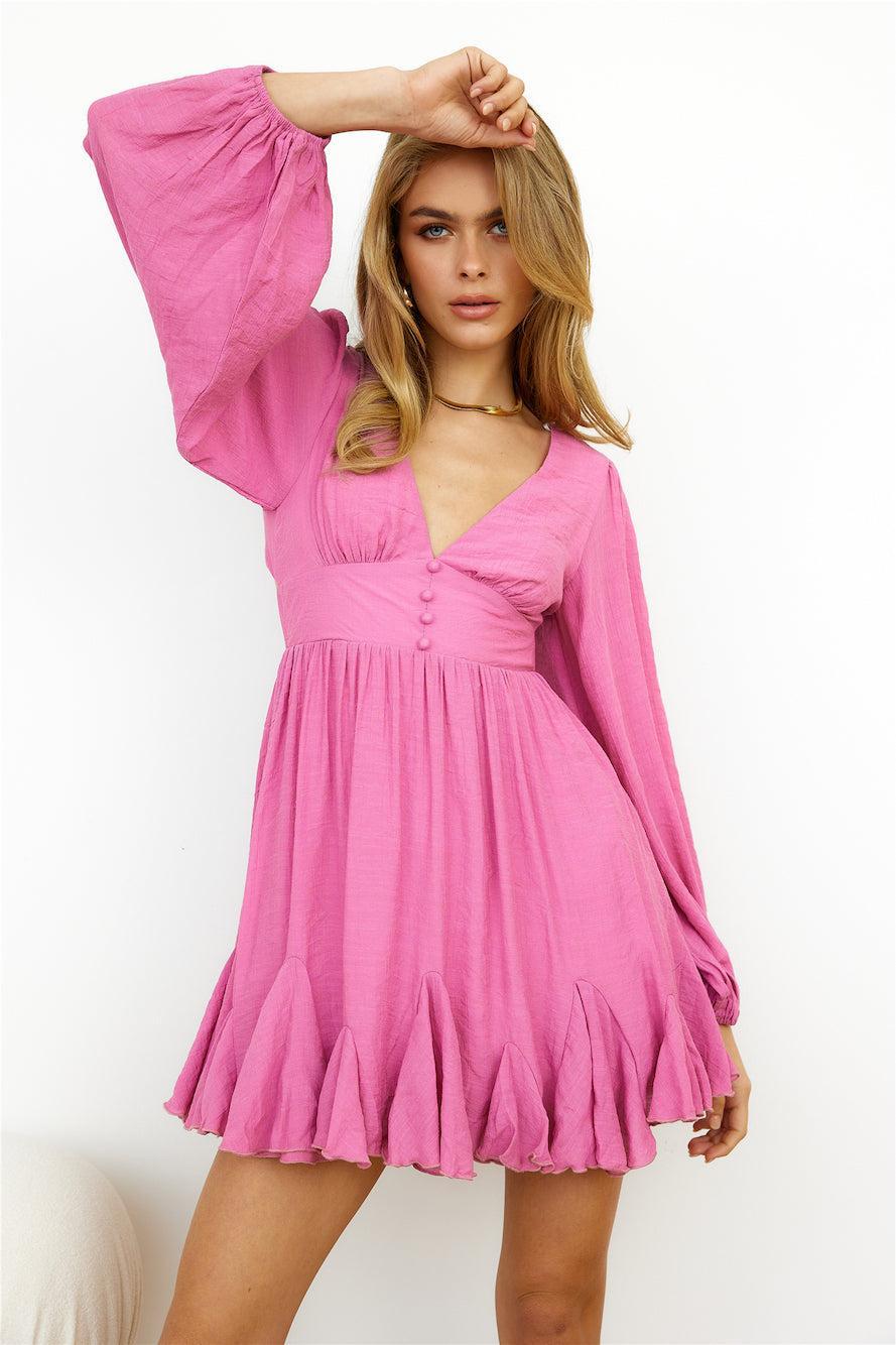 Pretty Great Mini Dress Pink Product Image