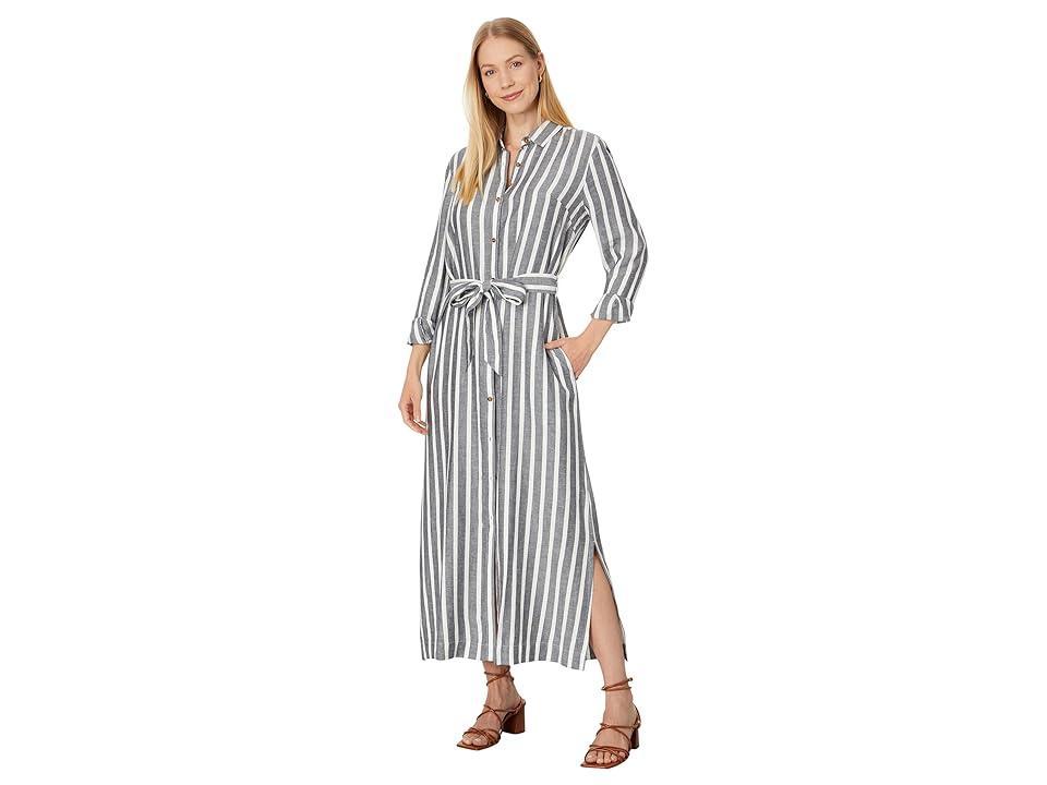 Barbour Annalise Stripe Long Sleeve Shirtdress Product Image