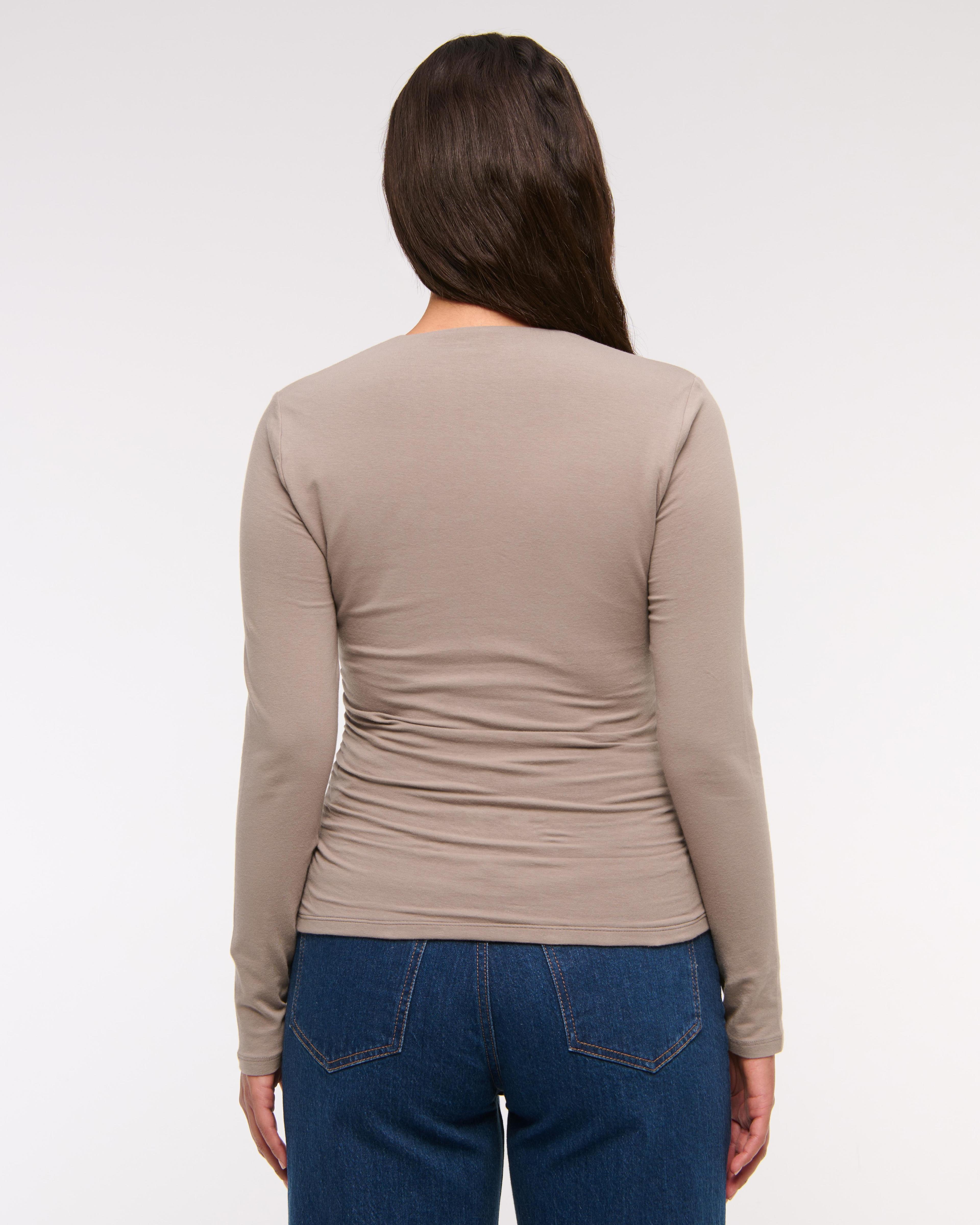 The A&F Ava Long-Sleeve Top Product Image