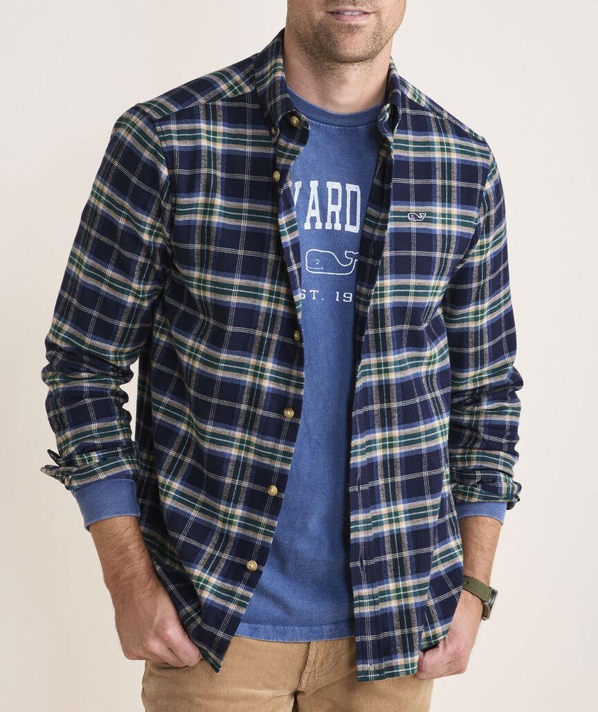 Vineyard Flannel Plaid Shirt Product Image