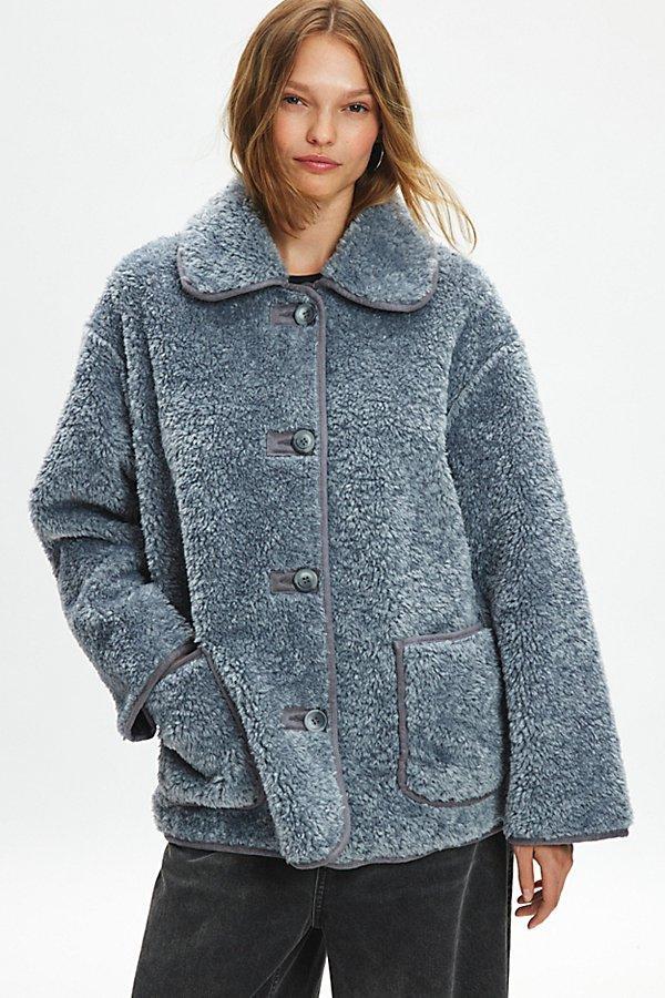 Kimchi Blue Kiki Faux Shearling Chore Jacket Womens at Urban Outfitters Product Image