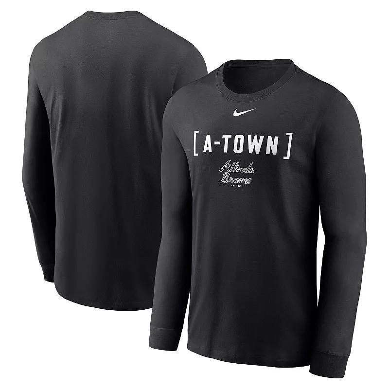 Mens Nike Atlanta Braves Local Nickname Long Sleeve T-Shirt Product Image